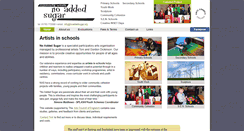 Desktop Screenshot of noaddedsugar.org